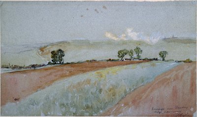 A Barrage, Caudry, 2nd Otago Attacking by George Edmund Butler